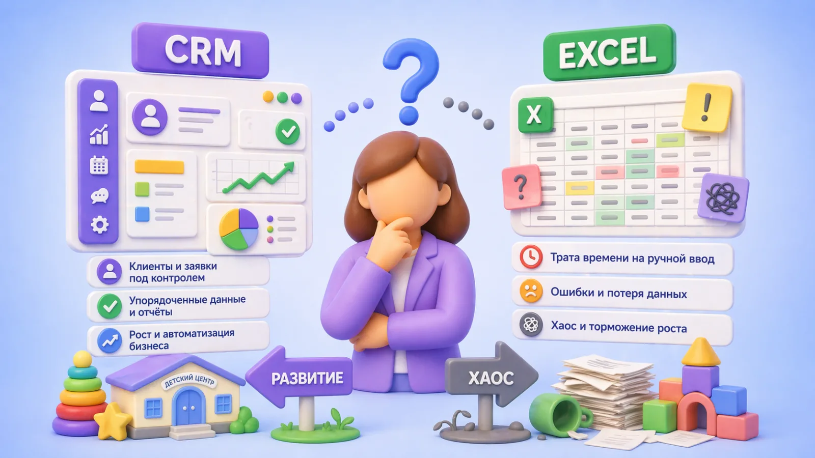 Excel или CRM: как понять, что ваш центр перерос таблицы